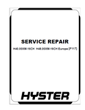 Hyster F117 (H40.00XM-16CH Europe) Forklift Service Repair Manual