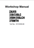 HITACHI ZAXIS 370MTH EXCAVATOR Service Repair Manual