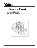 YALE (B877) GDP130EB LIFT TRUCK Service Repair Manual