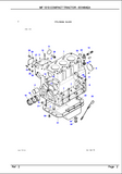 Massey Ferguson MF 1010 COMPACT TRACTOR Parts Catalogue Manual