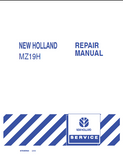New Holland MZ19H Zero Turn Lawn Mower Service Repair Manual