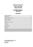 Massey Ferguson 9560 Rotary Combine Service Repair Manual