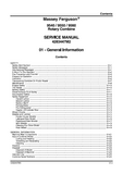 Massey Ferguson 9560 Rotary Combine Service Repair Manual