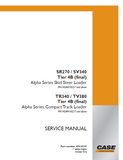 CASE TV380 Tier 4B (final) Alpha Series Compact Track Loader Service Repair Manual PIN NGM418237 and above