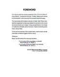 TOYOTA 7FGCU25 Forklift Service Repair Manual