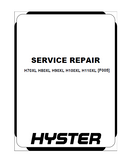 Hyster F005 (H100XL) Forklift Service Repair Manual