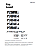 Komatsu PC50MR-2 Hydraulic Excavator Service Repair Manual SN:5001 and up