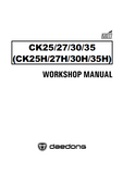Kioti Daedong CK30H Tractor Service Repair Manual