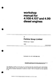 PERKINS 4.108 DIESEL ENGINE Service Repair Manual