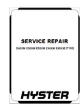 Hyster F108 (E50XM2) Forklift Service Repair Manual
