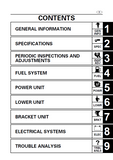 YAMAHA OUTBOARD 250BETO, S250TR Service Repair Manual U: 200711