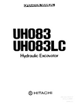 Hitachi UH083 Hydraulic Excavator operator’s manual Serial No. 28025 and up