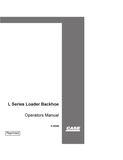 CASE 590 SUPER L LOADER BACKHOES Operator manual