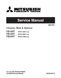 Mitsubishi FB20NT Forklift Trucks Service Repair Manual SN: EFB13-70001-UP