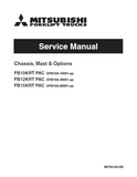 Mitsubishi FB10KRT PAC Forklift Trucks Service Repair Manual SN:EFB10A-10001-UP
