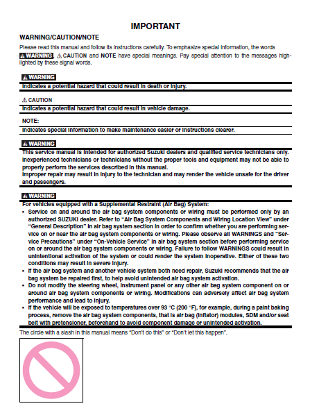 Suzuki Grand Vitara Jb420 Service Repair Manual