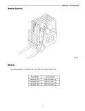 Mitsubishi FB10KRT PAC Forklift Trucks Service Repair Manual SN:EFB10A-10001-UP