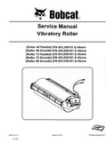 Bobcat 73 Smooth Vibratory Roller Service Repair Manual S/N AFLE00101 And Above