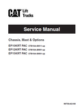 Caterpillar Cat EP12KRT PAC Forklift Lift Trucks Service Repair Manual SN：ETB10A-30001 and up (Controller)