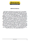 New Holland D180C Tier 2 Crawler Dozer Service Repair Manual (PIN NFDC18000 and above)