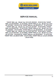 New Holland T4030F Tractor Service Repair Manual