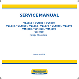 New Holland VL6040 Grape Harvester Service Repair Manual