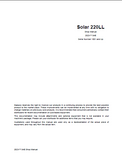 Daewoo Doosan Solar 220LL Excavator Service Repair Manual