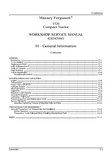 Massey Ferguson 1526 Compact Tractor Service Repair Manual