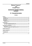 Massey Ferguson 1523 Compact Tractor Service Repair Manual