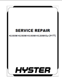 Hyster H177 (H3.00XM Europe) Forklift Service Repair Manual