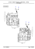 Massey Ferguson MF 1205 COMPACT TRACTOR (MECHANICAL) Parts Catalogue Manual