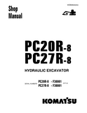 Komatsu PC27R-8 Hydraulic Excavator Service Repair Manual SN: F30001 and up