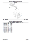Komatsu PC138US-2 Crawler Excavator Parts Catalogue Manual - SN 4501 AND UP