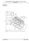 Massey Ferguson MF 1250 COMPACT TRACTOR (|-> E50101, HST / NON HST) Parts Catalogue Manual