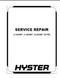Hyster G160 (J1.80XMT (Up to SN G160A03111W)) Forklift Service Repair Manual