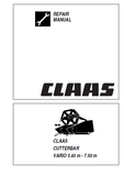 CLAAS V750-V540 VARIO LEXION (Type 712) Cutterbar Service Repair Manual
