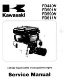 Kawasaki FD611V 4-Storke Liquid-Cooled V-Twin Gasoline Engine Service Repair Manual