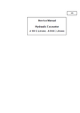 Liebherr A312 Litronic Wheel Excavator Service Repair Manual SN:12363 and up