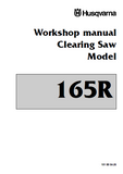 Husqvarna 165R Clearing Saw Service Repair Manual