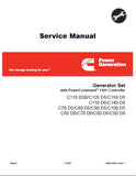 Cummins Onan C80 D5 Generator Set with PowerCommand 1301 Controller Service Repair Manual