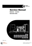 Cummins Onan DFFA Detector Control Generator Set Service Repair Manual