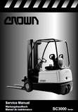 Crown SC3016 Forklift Service Repair Manual