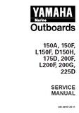 YAMAHA 200GETO, P200TR OUTBOARD Service Repair Manual L: 502516