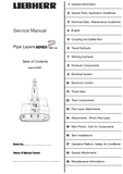 Liebherr RL 422 RL422 Pipe Layer Service Repair Manual