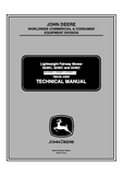 John Deere 3245C Lightweight Fairway Mower Service Repair Manual (tm2105)