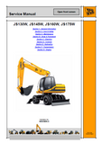 JCB JS145W Auto Tier3 WHEELED EXCAVATOR Service Repair Manual SN：1314300 Onwards