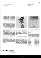 Stihl 038 Chainsaw Service Repair Manual