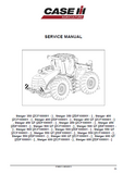 CASE IH Steiger 550 QT Tractor Service Repair Manual [ZDF100001 - ]