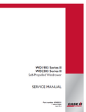 CASE IH WD2303 Series II Self-Propelled Windrower Service Repair Manual