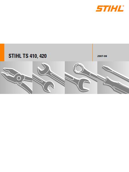 Stihl TS 420 Cut-Off Saw Service Repair Manual